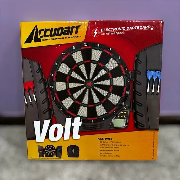 SOLD NEW Accudart Volt Electronic Dartboard - Picture 1 of 7
